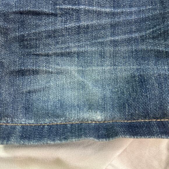 Ring of Fire Jeans Mens 30x32 Boot Cut Del Rey Dark Wash Distressed Denim - Picture 8 of 13